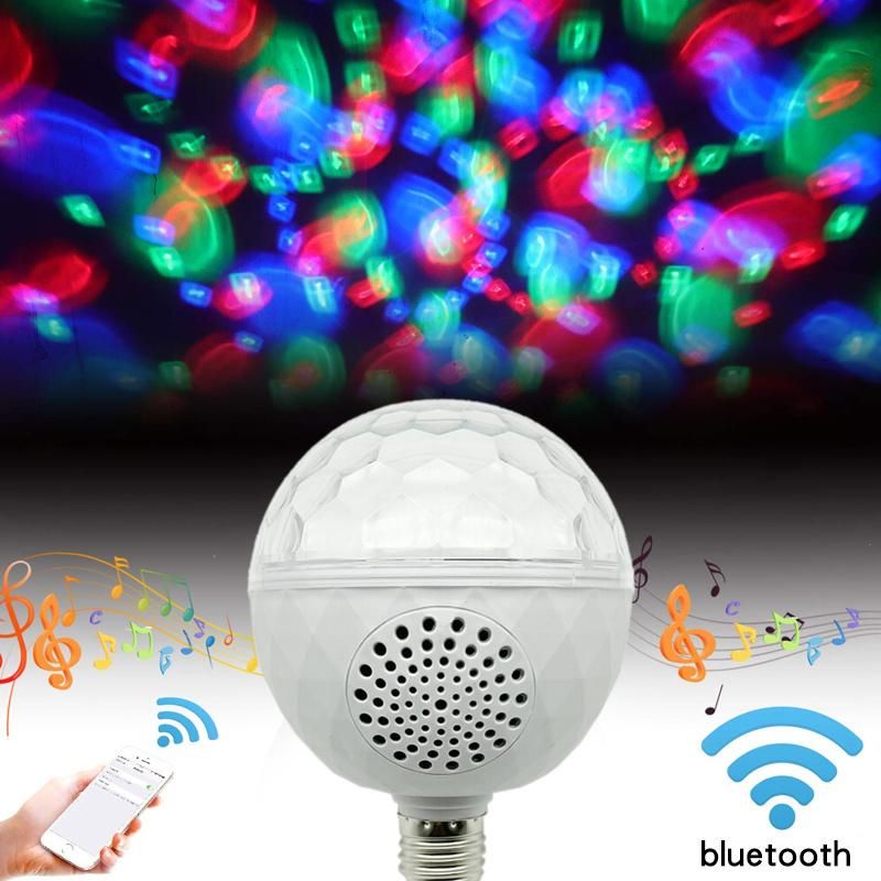 RGB Smart Music Play with Remote Wireless Music Light 6W LED Bluetooth Bulb