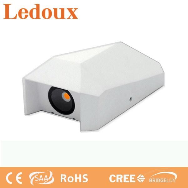 Indoor 1*6W LED Wall Lamp and Down Aluminum Decorate Wall Sconce Bedroom LED Wall Light