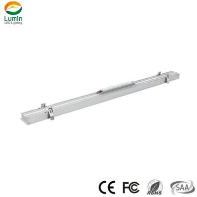 90*35mm Recessed LED Linear Trunking Lights for Office Lighting