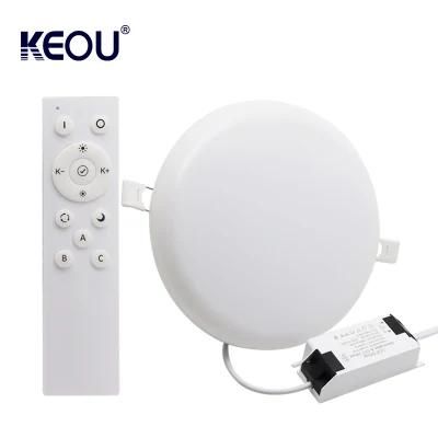 Color Temperature Adjustable LED Downlight Smart LED Panel LED Light 24W