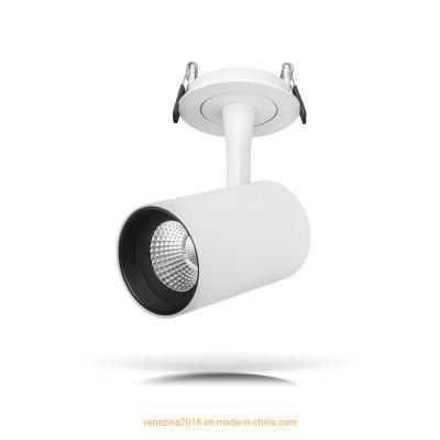 European Design COB LED 10W/15W Adjustable Recessed LED Spotlight Spot Track Light with Anti-Dazzle Ring