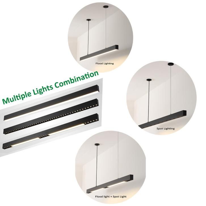 Modern Suspended LED Linear Battten Light for Office Lighting 20W 30W 40W 50W