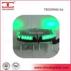 12V/24V Magnetic 24W Geen LED Mini Lightbar for Car