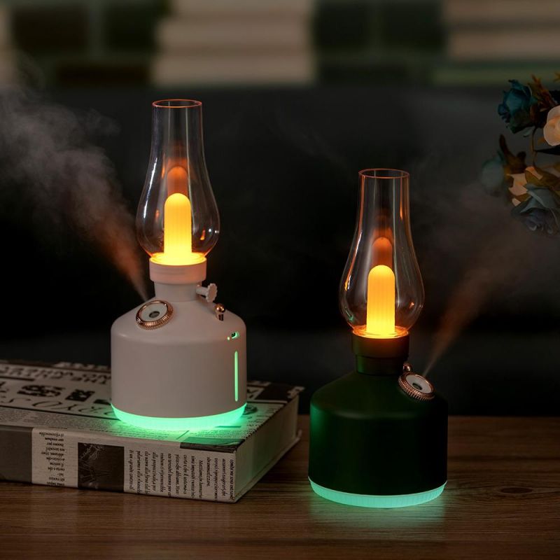 Retro Creative Table Lamp Bar Cafe Restaurant Bedside Atmosphere Light Mini Night Light with Mist Sprayer