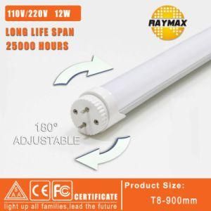 Rotatable T8 LED Tube Light 12W