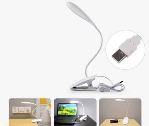 Good Quality Plug in Flexible Gooseneck Clip on Book Light