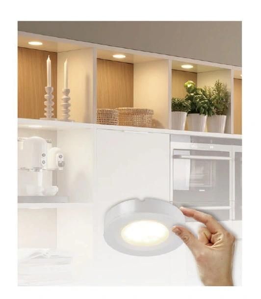 Touch on/off Switch Fire Rated Downlight LED Cabinet Light with LVD