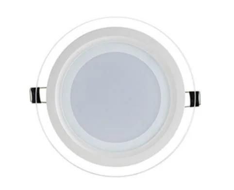 New Arrival Glass 6W 9W 12W 18W 24W Recessed LED Downlight Bathroom Light Panellight AC85-265V Square Round LED Panel Light