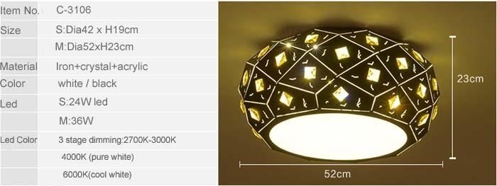 Very Useful Modern LED Ceiling Lamp Light for Living Room