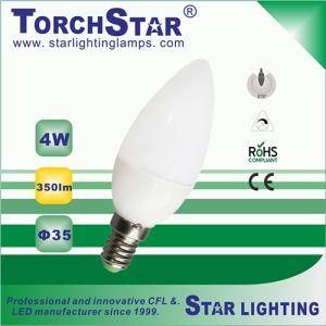 4100k 4W C35 LED Candle Bulb with 25000hrs Lifetime