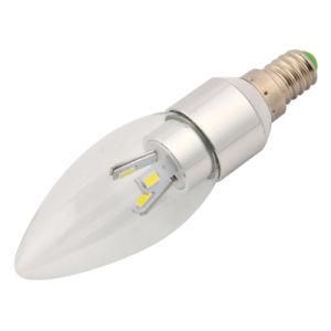 5W LED Candle SMD E27 with Aluminium+Glass House