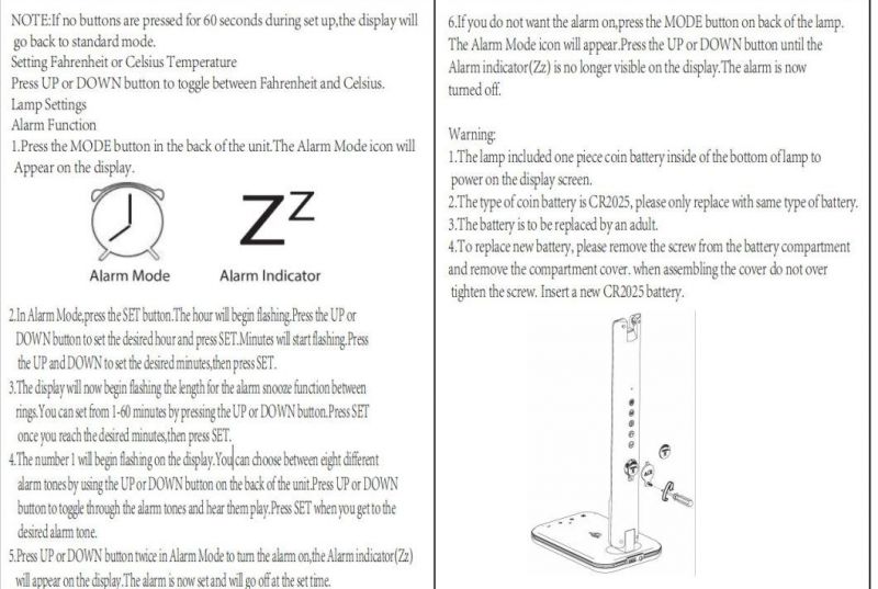 Wirelss Charging Modern Smart Decorative LED Touch Table Lamp with Multi Functions