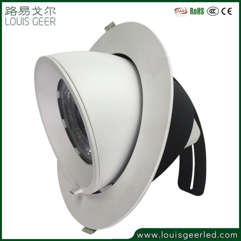 Bedroom Light Recessed Adjustable LED Spot Light 6W CRI90 15D 24D 36D
