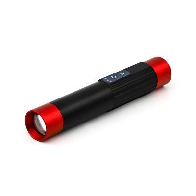 USB Rechargeable Mini Flashlight with Safety Hammer