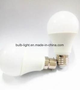 Plastic Cover Aluminum Indoor A60 8W Lamp Light LED Bulb