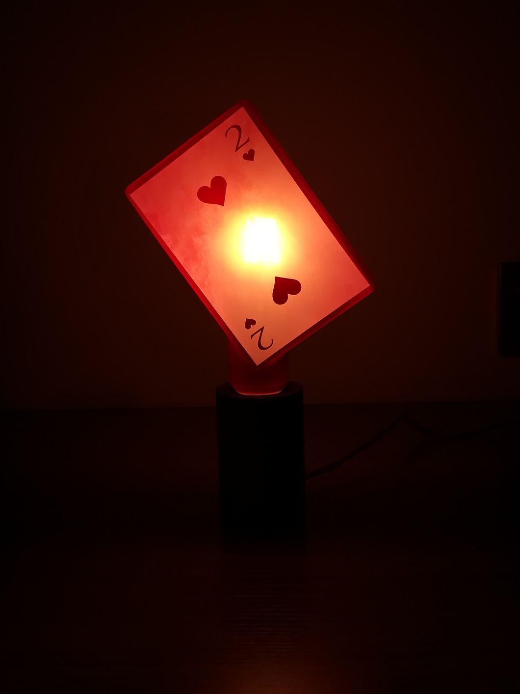 Playing Card Decoration LED Filament Light Bulb