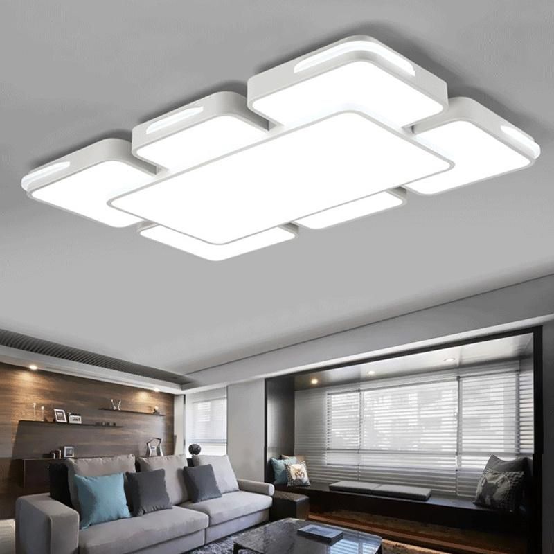 2022 Rectangle Surface Mounted Decoration Ceiling Lamp LED Modern Lighting for Living Room