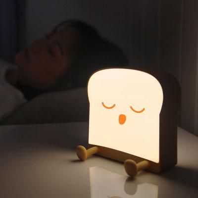 2021 New Bedroom Baby LED USB Night Light Silicone Cute Mini Soft Cartoon Gift Night Lamps for Children