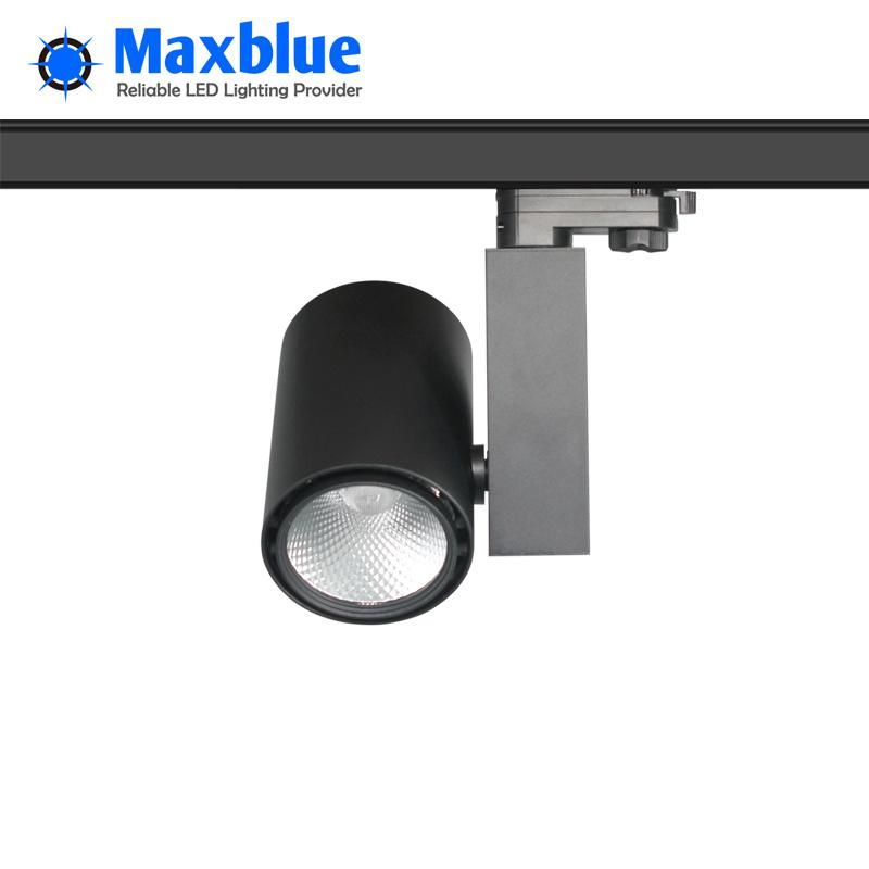 40W 4 Wire 3phase CREE/Citizen COB LED Track Light