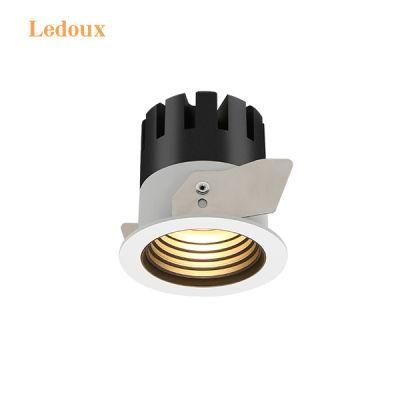 High Quality Round Aluminum LED Downlight IP20 Housing