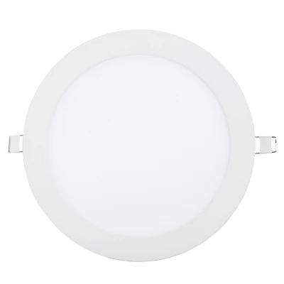 New Super Thin Slim Recessed 18 Watt Round SMD Surface Mounted 18W LED Panel Light for Home