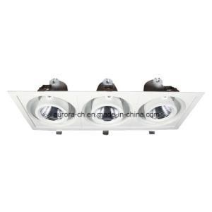 Triple Head LED Ceiling Light Dimmable COB LED Downlight (S-D0026-T)