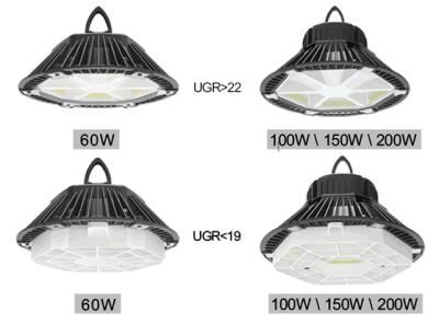 Beehive Shape 90-305V 160lm/W Gymnasium Pendant LED Highbay Light 150watt Industrial High Bay Light