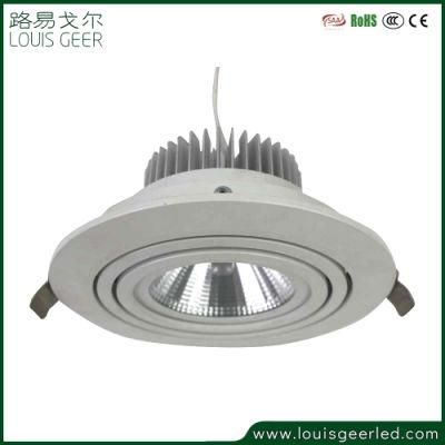 Surface Mount Commercial Ultra Bright Retractable Adjustable 15W LED Spotlight