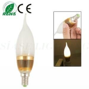 AC 85 220V 3x1w 2700k Yellow LED Light Energy Saving Bulb for Home Lighting