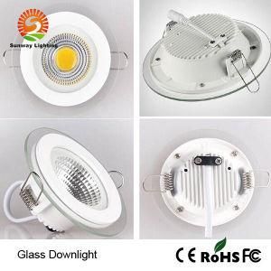 Glass Lens 6W /8W /10W /12W LED COB Downlight