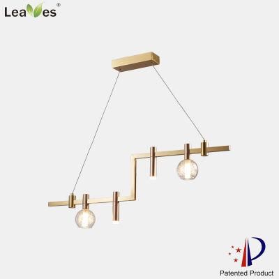 ETL CE Certification Gold Euro DIY LED Pendant for Living Room, Home, Villa and Hotel Creative Personality Decorative Modern Chandelier Lighting