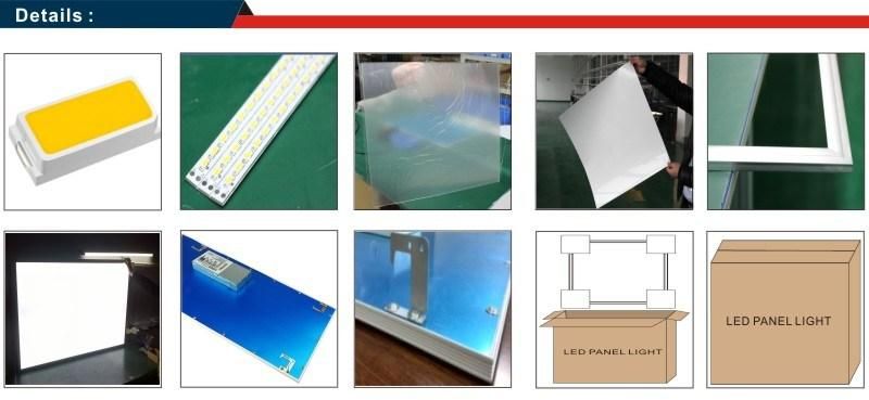 UL 347V/100-277V 22f 36W 40W LED Panel Light