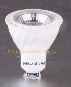 7W GU10 Gu5.3 COB LED Spot Light for Indoor with CE RoHS (LES-MR16B-7W)