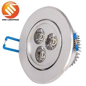 Zhongshan Aluminum High Power 3W Dimmable LED Ceiling Light Lamp