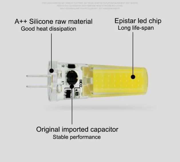 LED G4 G9 COB 0926 3W 250lm 12vacdc LED Bulb