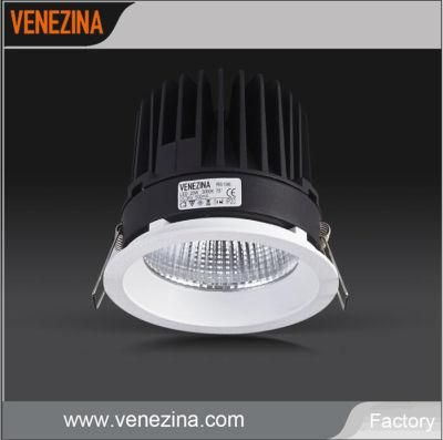 Venezina Hot Selling COB LED Recessed Downlight 10W 15W 20W 25W IP44 Downlight for Projects Ce RoHS TUV SAA Certificated Downlight