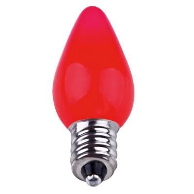 C7 Smooth LED Bulb - Red