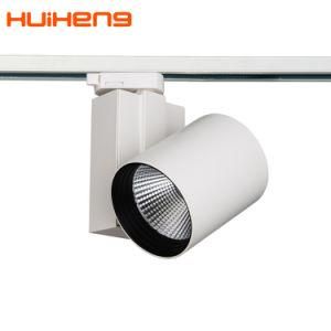 High Quality White Colour Commercial Shop COB LED Track Spot Light