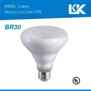 8W 800lm Br30 E26 New Dimmable Spiral Filament Reflector Bulb LED Light
