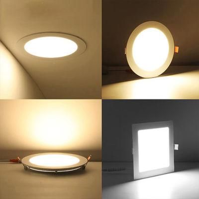 3-48W Round Indoor Light Panele De LED Slim LED Panellight in SKD LED Lights for Living Room Ledlights 6W LED Panel Light