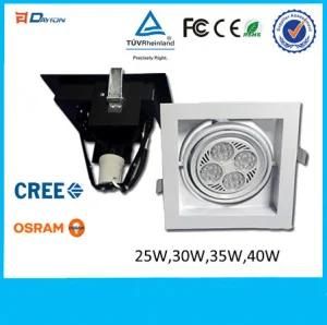 25W 30W 35W 40W LED PAR30 Square Rotatable Down Light