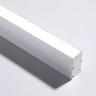 20W 1.2m Surface Mounted Pendant Aluminum Profile Linkable LED Linear Light for Office Gmy Shopping Mall Chain Store Linear Lighting Fixtures