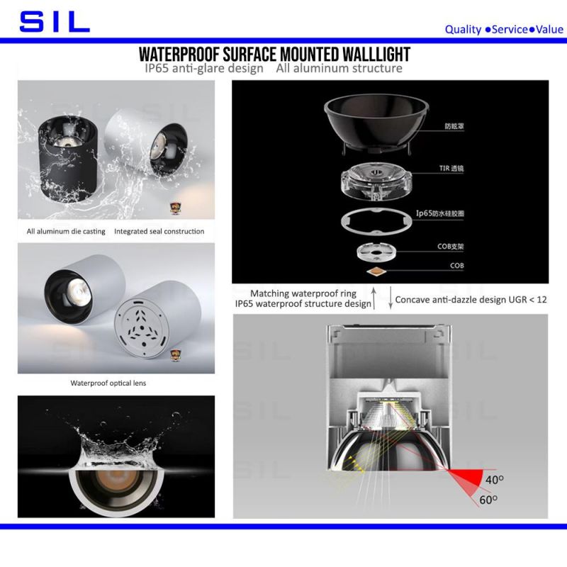 High Quality LED Wall Washer Outdoor 10W/15W/20W/30W LED Wall Light