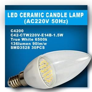 1.5W LED Ceramic Candle Light