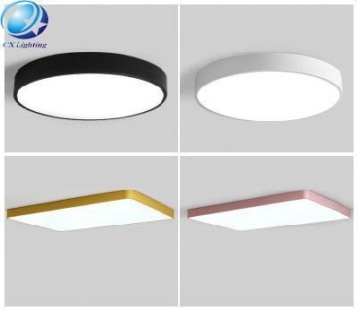 LED Ceiling Light Panel Light Round Square Rectangle LED Lamp 12W-96W Six Color