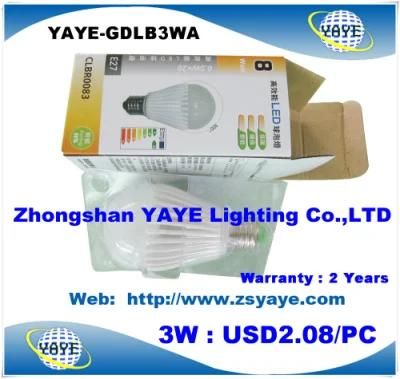Yaye Top Sell Factory Price E27 LED Bulb 9W / SMD5730 E27 LED Bulb 9W / Aluminum LED Bulb 9W
