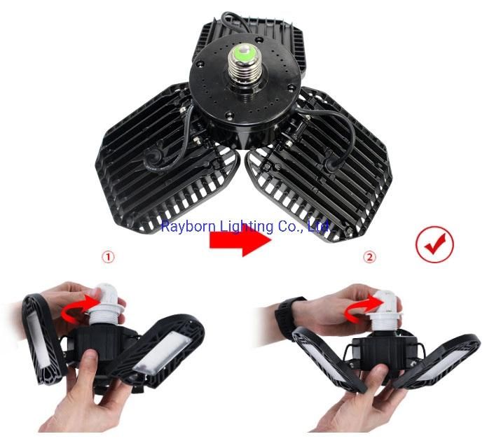 130lm/W E27 LED Corn Bulb Light 100W 80W LED Garage Ceiling Lights 12000lm Garage Lighting