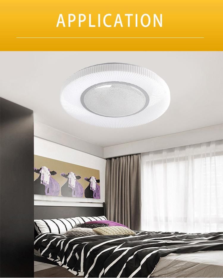 2021 New Surface Remote IP65 Colour Nordic Plastic Ceiling Light