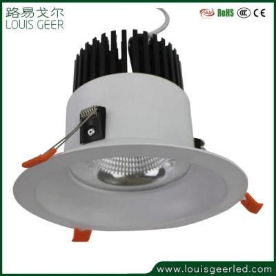 30W Aluminum Round and Square White Fixed Recessed Ceiling Spotlight Mini LED Downlight Energy Saving Lamp