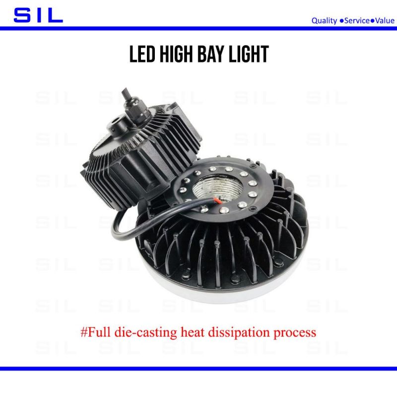 Indoor Sports Venues Warehouse Gymnasium Lighting Fixtures 50W 100W 150W 200W 300W High Bay LED Lights